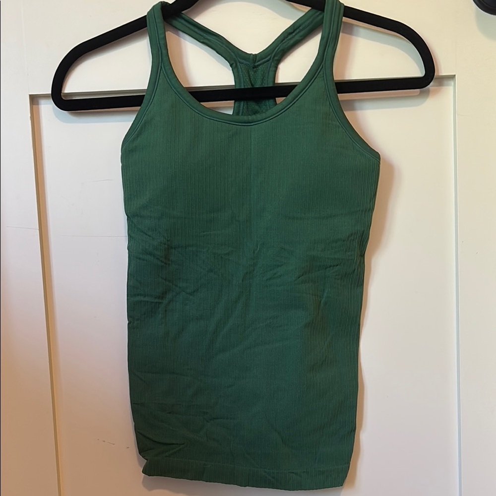 Green Racerback Tank Top